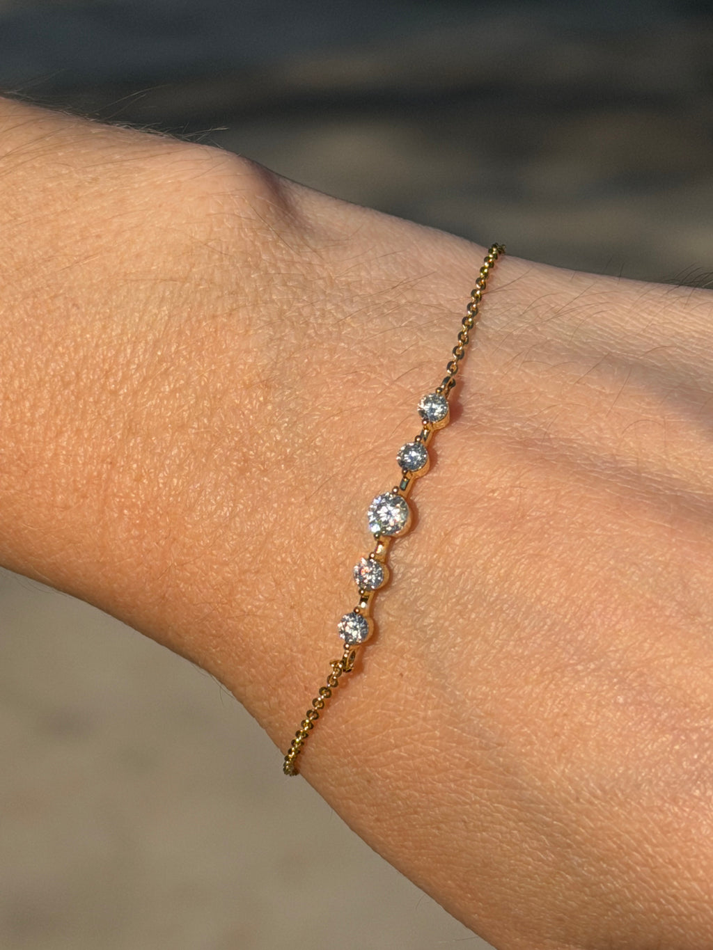 Pulsera Constelación de Plata con Moissanita