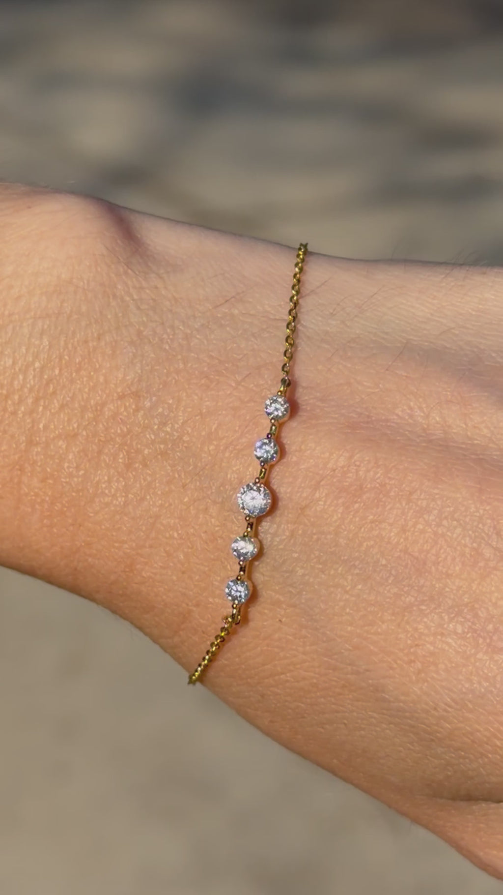 Pulsera Constelación de Plata con Moissanita