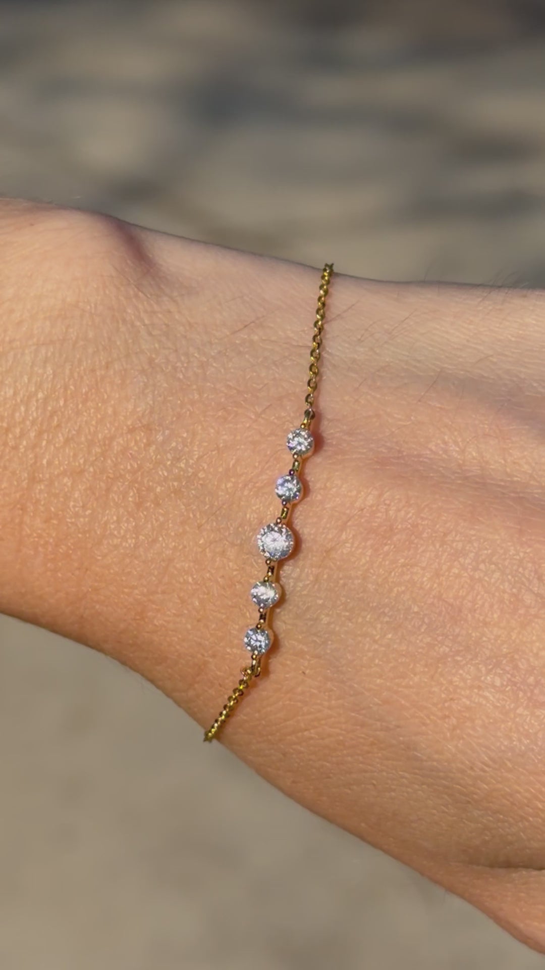 Pulsera Constelación de Plata con Moissanita